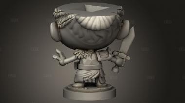 Игральная кость Карлика Даники 3d stl модель для ЧПУ
