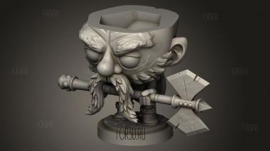 Игральный Гном Гуладин 3d stl модель для ЧПУ