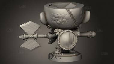 Игральный Гном Гуладин 3d stl модель для ЧПУ
