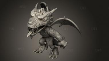 Игральные Кости Кобольда Крылатого 3d stl модель для ЧПУ