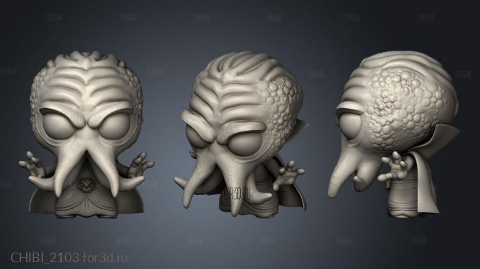 Dice Mindflayer and Bearded Devi stl model for CNC