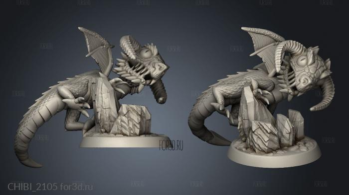 Dice Black Dragon stl model for CNC