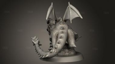 Игральные кости Синего Дракона 3d stl модель для ЧПУ