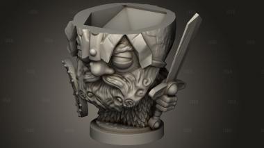 Держатель Для Кубиков Карлик Дензил 3d stl модель для ЧПУ