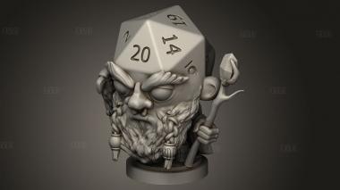 Игральные кости Гномов-Друидов 3d stl модель для ЧПУ