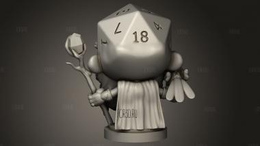 Игральные кости Гномов-Друидов 3d stl модель для ЧПУ