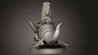 Верхом на Динозавре Сили Лио 3d stl модель для ЧПУ