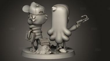 Диппер и Мейбл 3d stl модель для ЧПУ