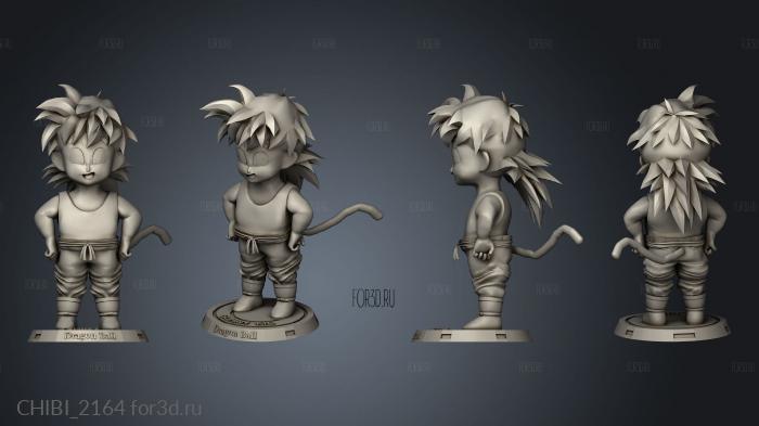 Dragon Ball Gohan Kid stl model for CNC