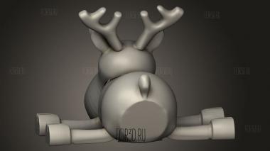 Дуэнде 3d stl модель для ЧПУ