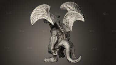 Горгулья 3d stl модель для ЧПУ