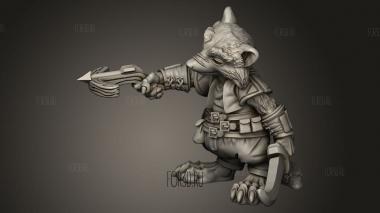 Жулик из Народа енотов 3d stl модель для ЧПУ