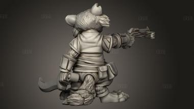 Жулик из Народа енотов 3d stl модель для ЧПУ