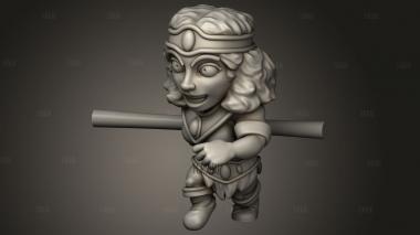 Акробат Мира подземелий 3d stl модель для ЧПУ