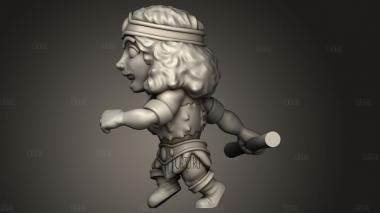 Акробат Мира подземелий 3d stl модель для ЧПУ