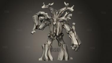 Карликовый Темный Лес,Пьяный Маленький энт трент 3d stl модель для ЧПУ