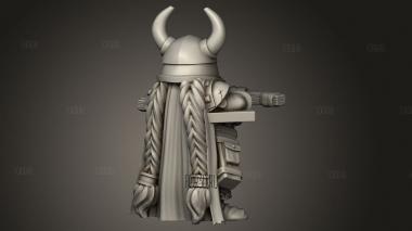 Гномья Женская Арбалетная и Щитовая Техника Гномья 3d stl модель для ЧПУ