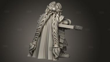 Гномья Женская Арбалетная и Щитовая Техника Гномья 3d stl модель для ЧПУ