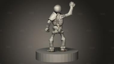 Мертвые команды esqueleto 3d stl модель для ЧПУ