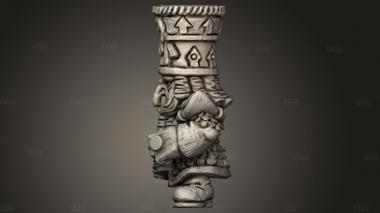 Злой Карлик-Воин 3d stl модель для ЧПУ