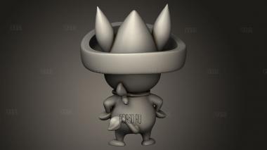 Фанкос Квик Макг Баба Луи 3d stl модель для ЧПУ