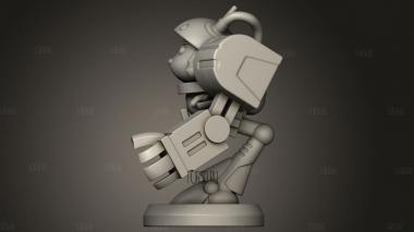 Фантики Рик И Морти Сноуболл,Он Же Снаффлс 3d stl модель для ЧПУ