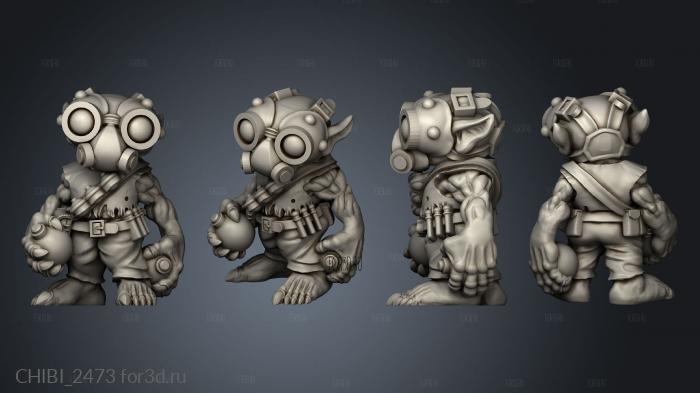 Through Goblin Alchemists Alchemist stl model for CNC