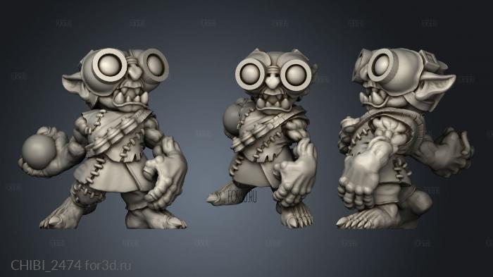 Through Goblin Alchemists Alchemist stl model for CNC