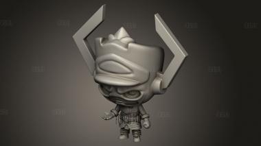 Галактус 3d stl модель для ЧПУ