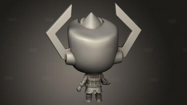 Галактус 3d stl модель для ЧПУ