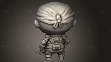 Gears War Маркус Феникс 3d stl модель для ЧПУ