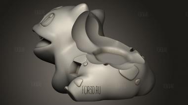 Ген Начала Диорамы со статуей бульбы 3d stl модель для ЧПУ