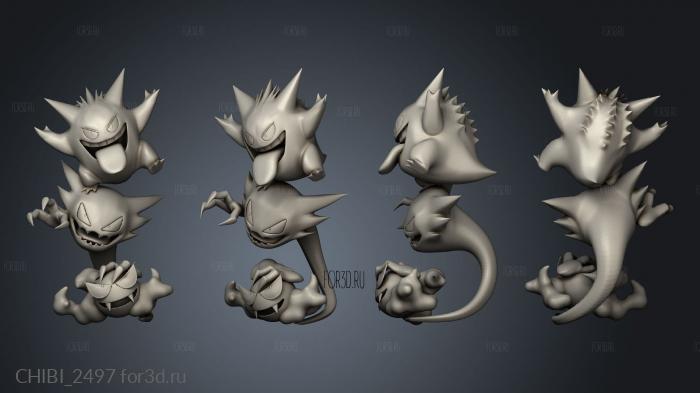 ghost pokemon gay stl model for CNC