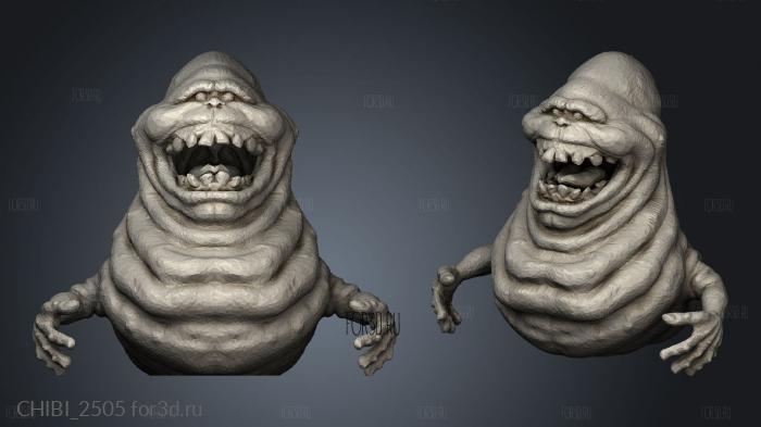 Ghostbusters Slimer Easy To stl model for CNC