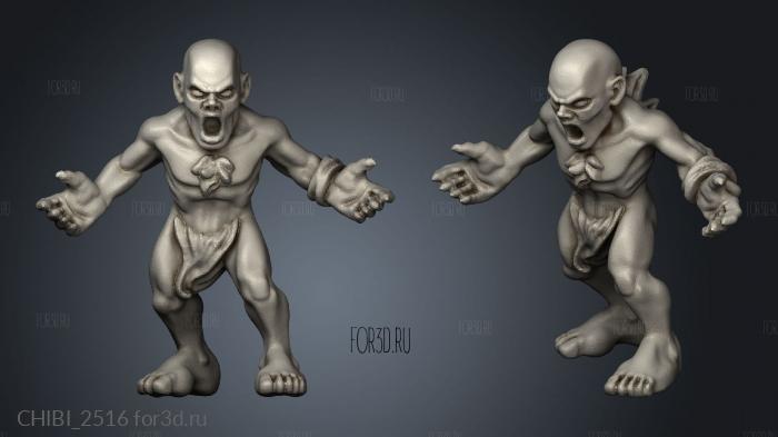 ghouls stl model for CNC