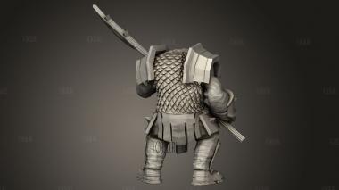 Мерзавец Копье 3d stl модель для ЧПУ