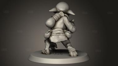 Гоблин-разбойник 3d stl модель для ЧПУ