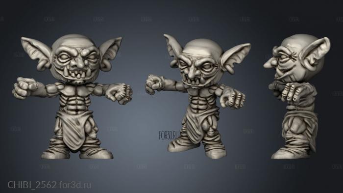 Goblins Goblin stl model for CNC