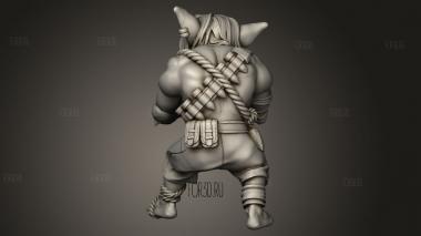 Джобс Пират-Бродяга 3d stl модель для ЧПУ