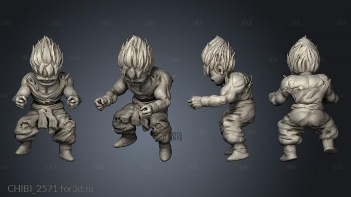 goku transformation transformando Brazo stl model for CNC