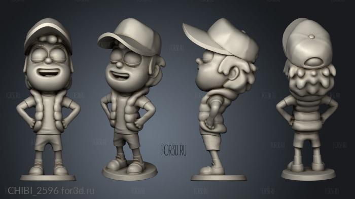 gravity falls dipper factory stl model for CNC