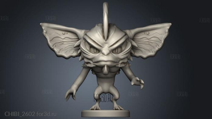 Gremlins Mohawk stl model for CNC