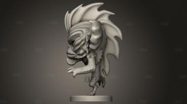 Ирокез Гремлинов 3d stl модель для ЧПУ