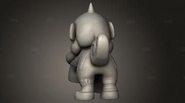 Рычание 3d stl модель для ЧПУ