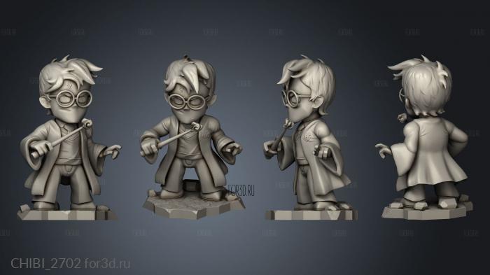 Harry Potter Chibi for stl model for CNC