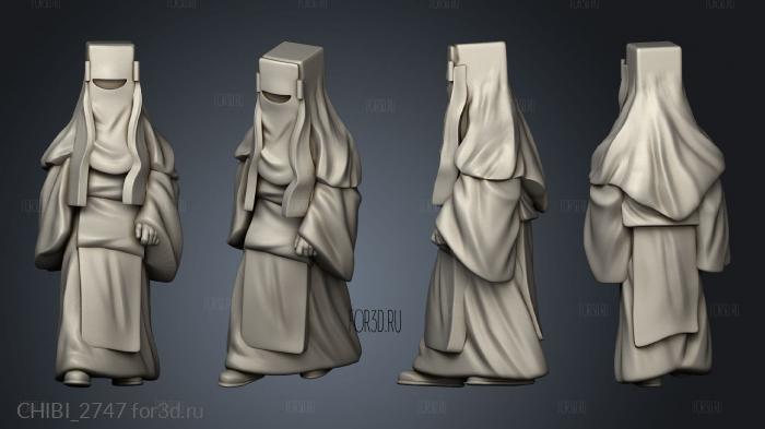 Holy Synod Priests cubed priest stl model for CNC