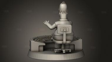 Гомер ла сентрал 3d stl модель для ЧПУ
