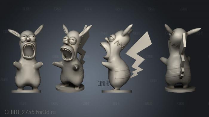 Homerchu stl model for CNC