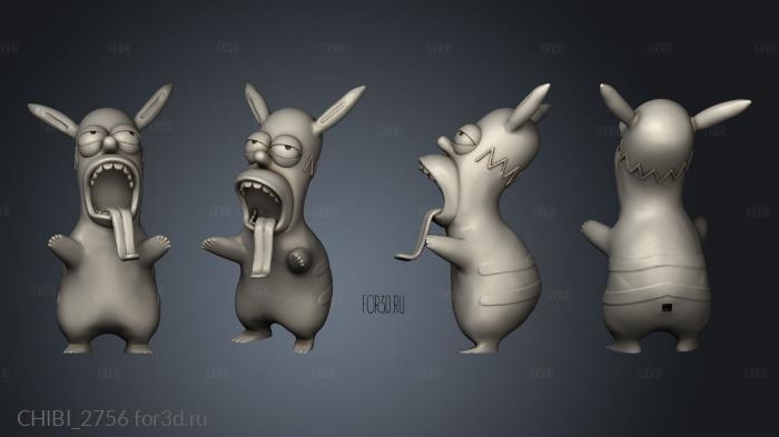 Homerchu stl model for CNC