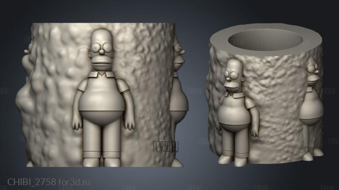 Homero Arbusto Mate Ruben Polmero rmal Mas Grande stl model for CNC